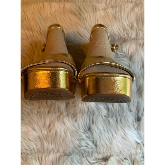 GB Class-Act Leather Platform Cross Strap Sandals Size 8M - Picture 8 of 12